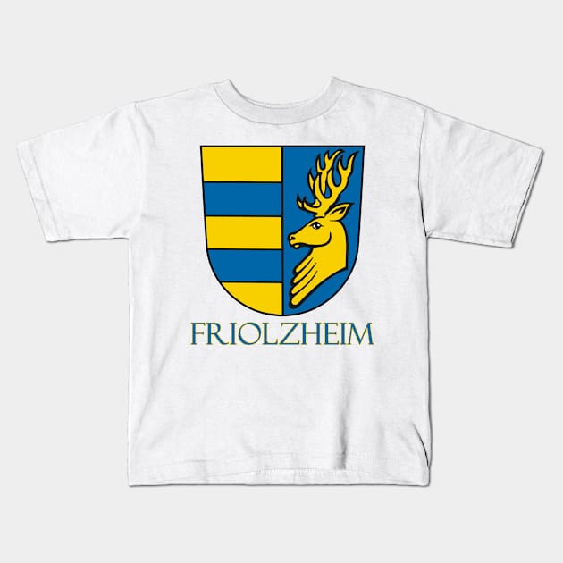 Friolzheim, Germany - Coat of Arms Kids T-Shirt by Naves